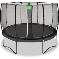 Exit Allure Classic Trampoline ø366cm – Sur pieds – Rond – Noir