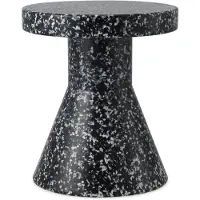 Normann Copenhagen Tabouret conique noir et blanc