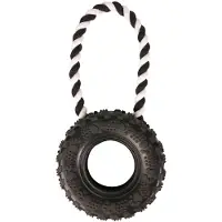 Trixie Jouet en forme de pneu avec cordelette 32 CM