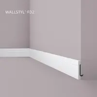 NMC Plinthe FD2 WALLSTYL Noel Marquet Profil de décoration design intemporel classique blanc 2 m