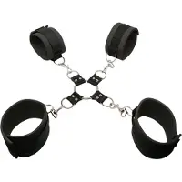 Pipedream Fetish Fantasy Kit Hogtie Extrême - Noir