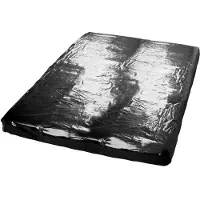 Fetish Fétiche - Drap en laque - élastiqué - 160 x 200 cm (noir)