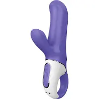 Satisfyer Magic Bunny - vibromasseur rabbit point G et clitoris - étanche - bleu