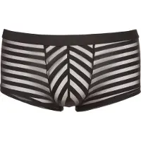 Svenjoyment Underwear - Boxer transparent à rayures (noir) - XL