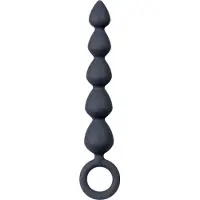 Amaysin - chapelet anal en silicone (noir)