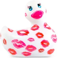 Big Teaze Toys My Duckie Romance 2.0 - vibromasseur clitoridien étanche (blanc-rose)