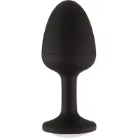 Dorcel Plug Geisha Diamant Blanc - Noir