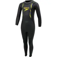 Speedo Proton Thinswim Long Sleeve Junior Neoprene Wetsuit Noir 8 Years Enfants