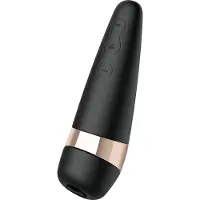 Satisfyer Pro 3+ - stimulateur clitoridien étanche rechargeable - noir