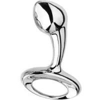 NJOY S - petit plug anal en métal (argent)