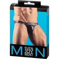 Svenjoyment Underwear - jockstrap homme brillant - noir - L
