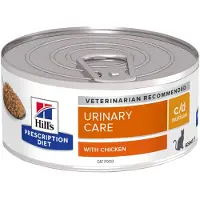 Hill's Pet Nutrition Prescription Diet c/d Multicare - Boîte - Poulet - 24 x 156 g