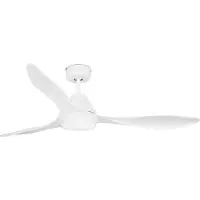 Faro Polaris - ventilateur de plafond avec lumière et télécommande - Ø 132 cm - 18W LED inclus - blanc