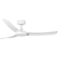 Faro Siros - ventilateur de plafond avec télécommande et minuterie - ventilateur intelligent - Ø 132 cm - blanc