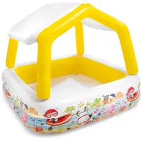 Intex Piscine gonflable Aquarium avec toit 157 x 157 x 122 cm 57470