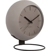 Karlsson - Horloge de bureau Nirvana Globe - Gris foncé chaud