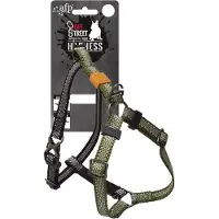All For Paws AFP Off Street Dog Harnais sans torsion Vert olive XL