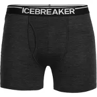 Icebreaker Anatomica With Fly Merino Boxers Gris S Homme