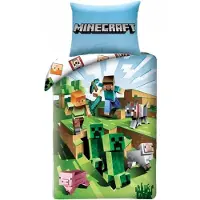 Halantex Minecraft Version 1 140 X 200 Cm/70 X 90 Cm Duvet Cover Multicolore