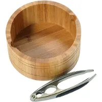 Kesper Coupe à Noix Ronde Avec Casse-Noix D:16,6cm, Boîte de conservation, Marron