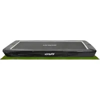 VirtuFit Trampoline de fitness enterré avec filet de sécurité Premium