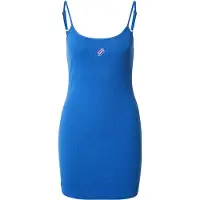Superdry Code Essential Strappy Sleeveless Dress Bleu M Femme