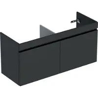 Geberit Renova Plan armoire sous lavabo double, 2 tiroirs, 122,6x60,6x44,6cm, 501.912.JK.1