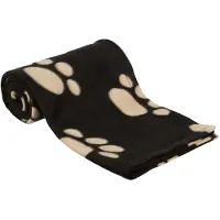 Trixie Barney Couverture pour chien en polaire Noir/Beige Ass