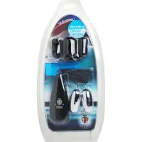 XR Brands - Trinity - vibromasseur pour gland avec capuchon à deux boules (noir-argent)