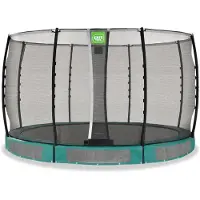 Exit Allure Classic Trampoline ø366cm – Enterré – Trampoline Enterrée – Rond – Vert