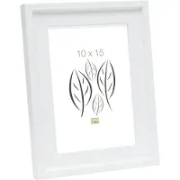 Deknudt Cadre photo en blanc aspect peinture 10x15 S45EF1