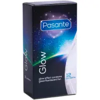 Pasante GLOW - 12 préservatifs fluorescents