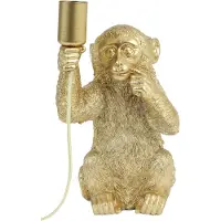 Light & Living - lampe de table - Monkey - or - plastique - lampe animalière - E27 - 1851685