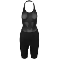 Giro Femmes, Pantalon de cyclisme, W Chrono Elite Halter Bib Short (L), Noir