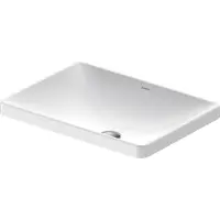 Duravit D-Neo Lavabo encastré 60x44x14.5cm 1 trou de robinet rectangulaire Céramique Blanc 0358600079