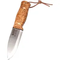 Casström Lars Fält Knife couteau bushcraft Curly Birch Sleipner, 11804, droitier