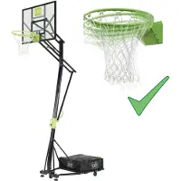 Exit Galaxy Panneau de Basket – avec Anneau Dunk & Filet – Mobile sur Roulettes – Extérieur