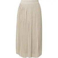 Vila Milina High Waist Midi Skirt Beige 42 Femme