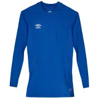 Umbro Basela Crew Core Long Sleeve Base Layer Bleu 2XL Homme