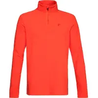 Protest Pull de Ski Protest Men Perfecto 1/4 Zip Top Orange Fire-XS