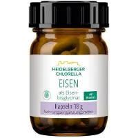 Heidelberger Chlorella GmbH Chlorella Gélules de fer sous forme de bisglycinate de fer, 90 gélules