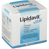 Rodisma-Med Pharma GmbH Lipidavit vital gélules contribue au maintien d'un taux de cholestérol normal dans le sang, 100 gélules