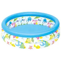 Bestway Piscine pataugeoire Ocean Life 102 x 25 cm enfants