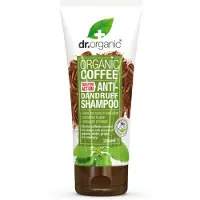 Dr Organic Shampooing antipelliculaire Dr. Organic à l'extrait de café biologique, 200ml