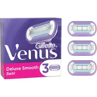 Gillette Venus Swirl Razor Blades 5 Contour Blades MoistureGlide Serum Pack of 3