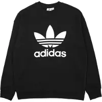 Adidas Originals Trefoil Crew Sweatshirt Blanc,Noir 36 Femme