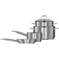Smile Mgk-20 Cooking Pot Set Argenté