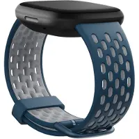 Fitbit Versa 3/Sense Bracelet Silicone Bleu S