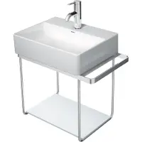 Duravit Insert en verre DURASQUARE pour console métallique 003109/110 blanc