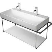Duravit DuraSquare console en métal 106,5x45,1cm, pour lavabo 235310, montage mural, 0031044600
